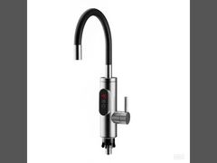 Keukenkraan met onmiddellijk warm water, roestvrijstalen kraan, elektrische doorstroomverwarmerkraan