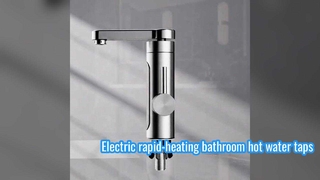 Elektrische waterverwarmerkranen voor de badkamer Badkamerkranen met onmiddellijke verwarming Badkamerkranen met directe verwarming Warm water in de badkamer