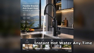 Elektrische warmwaterkranen met onmiddellijke verwarming en tankloze elektrische boilerkranen die geschikt zijn voor de keuken
