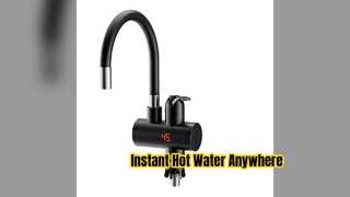 Instant elektrische warmwaterkraan voor keuken en badkamer