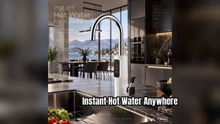 Instant warmwaterkraan voor moderne huizen Keuken- en badkamerkranen Gegoten aluminium kranen