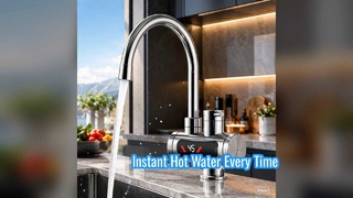 Direct warm water elektrische kraan digitaal display