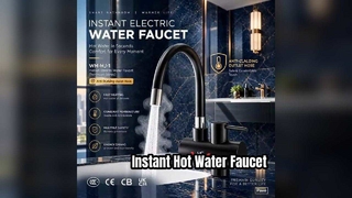 Instant warmwaterkraan RVS keukenoplossing