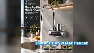Elektrische warmwaterkranen voor keukengootstenen Kranen voor tankloze elektrische boilers