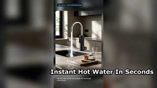 3s Snelle verwarming Elektrische warm en koud water kraan met LED digitale display kraan koud en warm
