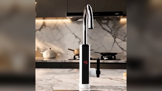 Direct warmwaterkraan LED-temperatuurdisplay Keuken Tech