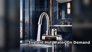Instant warmwaterkraan RVS badkamerkraan